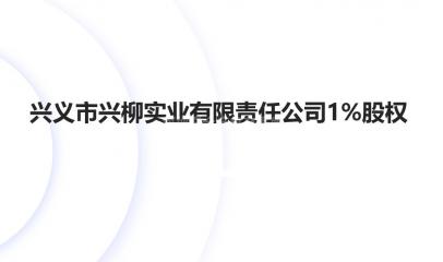 兴义市兴柳实业有限责任公司1%股权