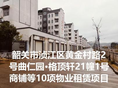 韶关市浈江区黄金村路2号曲仁园·格顶轩24幢1号商铺