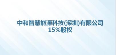 [深圳市]中和智慧能源科技(深圳)有限公司15%股权