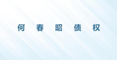 [深圳市]何春昭债权